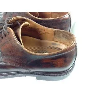 Johnston & Murphy Signature Series Brown Leather Oxford Shoes Mens Sz 10M Italy s-l400.jpg main image 3